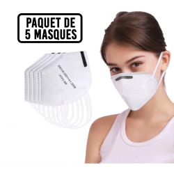Boite de 5 Masques FFP2