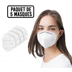 Boite de 5 Masques KN95